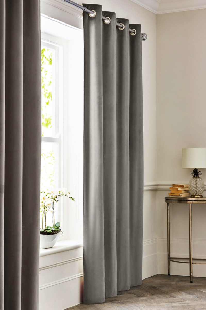 Acoustic Curtain Living, Black, 225 cm, 2 layers, 140 cm